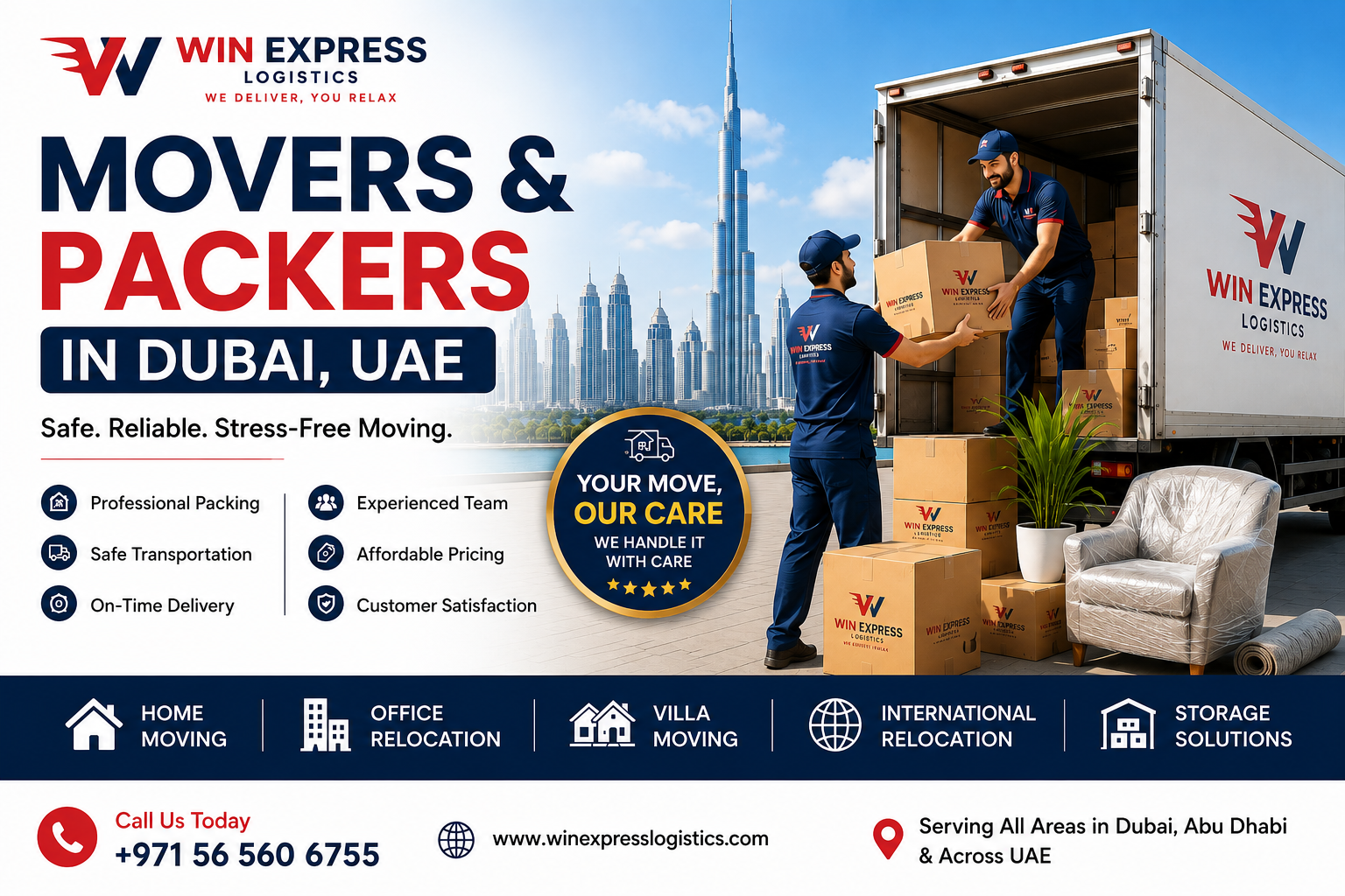 About Win Express Logistics | Trusted Movers and Packers in Dubai, UAE